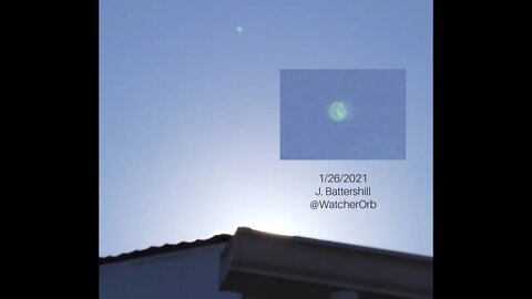 Daytime Angel Orbs in Winter (1/26/2022)