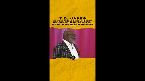 #tdjakes I expect people to be exactly who they show me to be 🎥 @bishopjakes