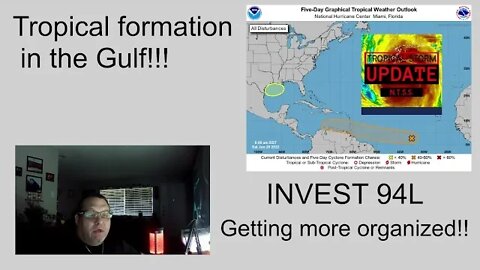 Gulf of Mexico prepares for possible Tropical development next week/ Invest 94L intensifies!!