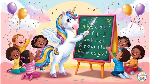 ABC nursery rhymes Unicorn teaching