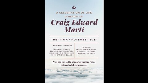 Craig MARTI Service