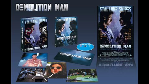 Demolition Man [Cine Edition Blu-ray w/ Steelbook HMV Exclusive] Sylvester Stallone & Wesley Snipes