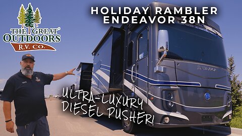 BEAUTIFUL Ultra-Luxury Diesel Pusher that Sleeps 10! - Holiday Rambler Endeavor 38N