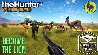 Become the Lion, Vurhonga Savanna | theHunter: Call of the Wild (PS5 4K)