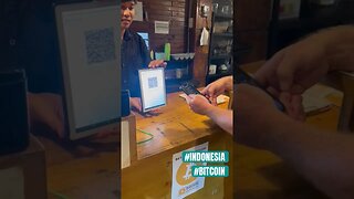 Bitcoin Lightning Network in Indonesia #bitcoin #unbankyourself #restaurant #lightningnetwork