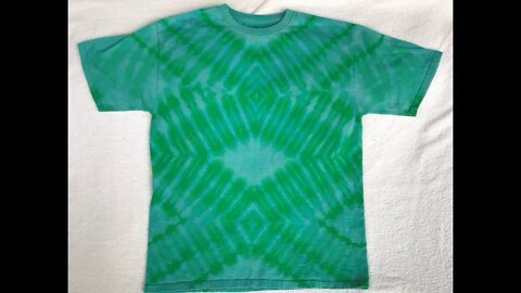 Diamond Discharge on Green Tee