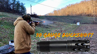 10 Gauge Buckshot Range Testing With Kicks .695 GT Choketube