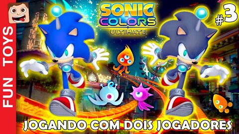 🔵 SONIC COLORS ULTIMATE #3 - Veja como é jogar com DOIS JOGADORES - Multiplayer / 60 FPS / PT-BR