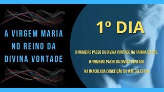 1º Dia | Livro "A Virgem Maria no Reino da Divina Vontade" #litcatolica