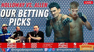 UFC Kansas City: Holloway vs. Allen | Card Predictions | Live Stream🟥