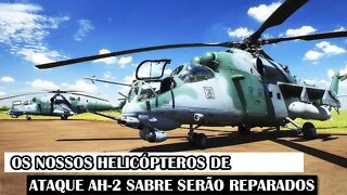 Os Nossos Helicópteros De Ataque AH-2 Sabre Serão Reparados