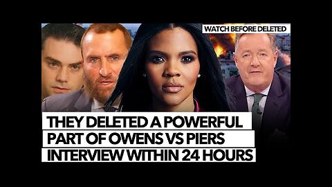 Watch This Part Of The Deleted Interview Before YouTube Removes It (Media Censoring Candace Owens)