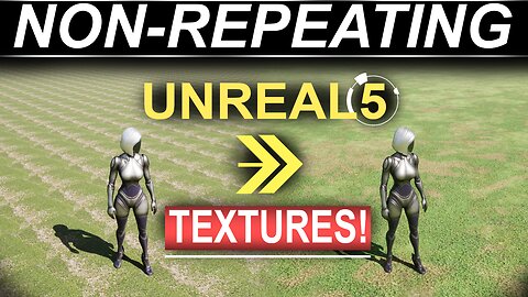 Unreal 5 - Infinite Non-Repeating Textures (60 SECONDS!!)