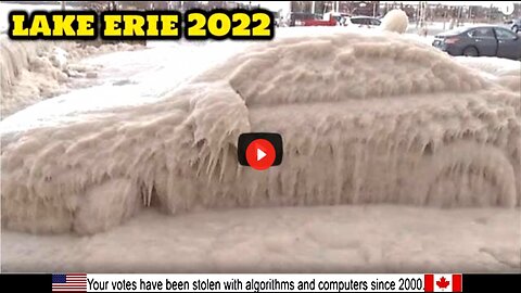 Footage of Lake Erie blizzard! Massive winter storm, flooding and freezing - Ontario and New York