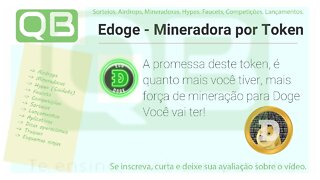 #Mineradora - Ecodog - Compre Token para ter força de mineração de DOGE