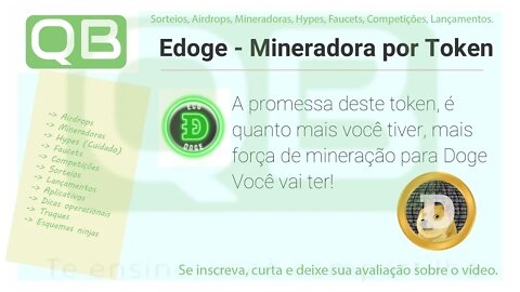 #Mineradora - Ecodog - Compre Token para ter força de mineração de DOGE