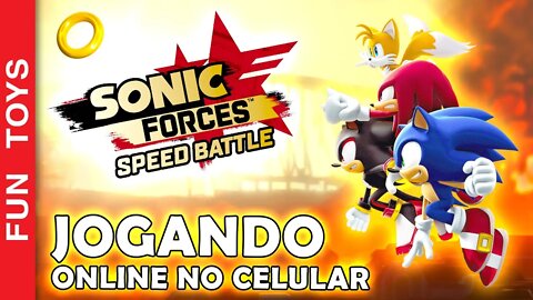 🔵 Sonic Forces - Speed Battle - Jogando ONLINE no CELULAR contra oponentes reais!