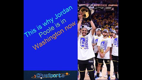 Jordan Poole already acting a fool in Washington