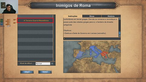 AGE OF EMPIRES 1 - INIMIGOS DE ROMA - A TERCEIRA GUERRA MACEDÔNICA