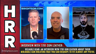 RELIABLE GEAR: An interview with 1791 Gun Leather about their moldable gun holsters...