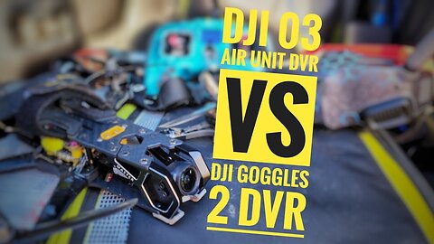Why is my DJI 03 Air Unit DVR footage jittery compared to Goggles 2 DVR??