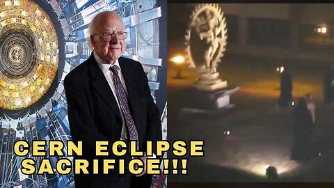 CERN ECLIPSE RITUAL! Man Who Proposed GOD PARTICLE DEAD ON DAY OF ECLIPSE!!