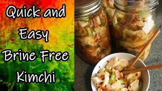 How to Make a Brine Free Kimchi