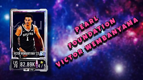 PEARL FOUNDATION VICTOR WEMBANYAMA IS TOO NICE 🔥 IN NBA 2K MOBILE!!!