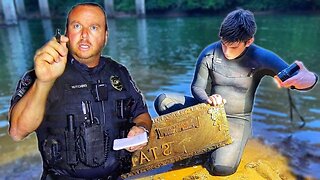 TRIGGERED COP LOSES IT Over Scuba Divers Most Heartbreaking Find!!