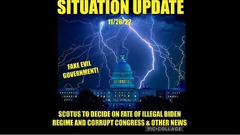 SITUATION UPDATE: FAKE EVIL GOVERNMENT! SCOTUS TO DECIDE ON FATE OF ILLEGAL BIDEN REGIME & CORRUPT..