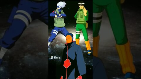 WHO IS STRONGEST?? - KAKASHI, OBITO, GUY.#shorts