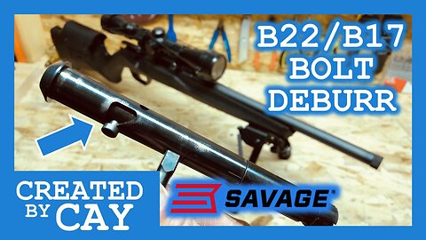 Savage B22 B17 Bolt Modification -Must do mod! Save your bolt from damage!