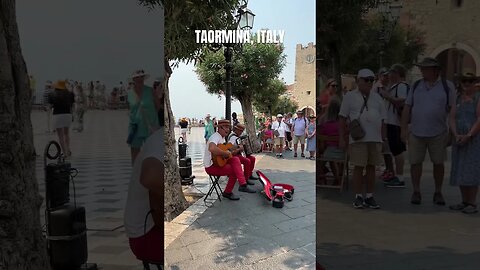 TAORMINA #travelcouple #travelvlog #italianmusic #taormina #italytravel #italy #sicily #travellife