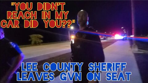 DON'T CROSS THAT IMAGINARY LINE. UNLAWFUL ORDERS IGNORED. Lee County Sheriff. Florida