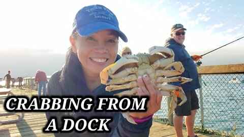 CRABBING FROM A DOCK-GARIBALDI, OREGON 🇺🇸