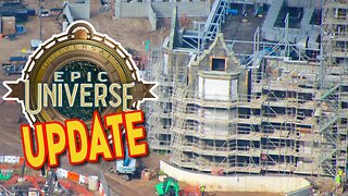 Epic Universe Construction Update | Progress On Dark Universe & How To Train Your Dragon Land