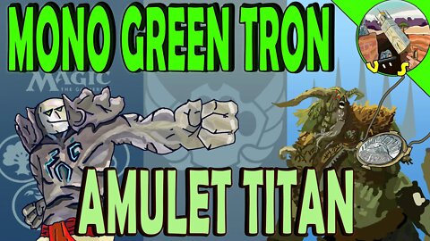 Mono Green Tron VS Amulet Titan｜The Boseiju Blunder ｜Magic the Gathering Online Modern League Match