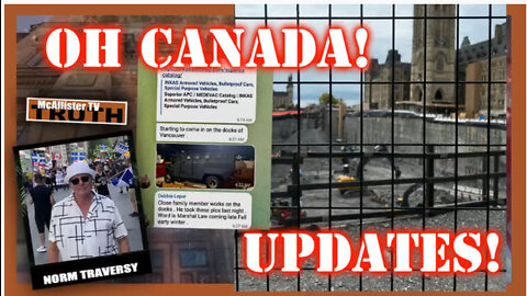 CANADA UPDATE! GIANT PIT IN FRONT OF PARLIAMENT! BLACK VAN ID! RCMP RUNS FROM PAPER!