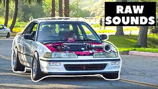 Stanced Honda Builds Roll In To EFvsDA Meet!