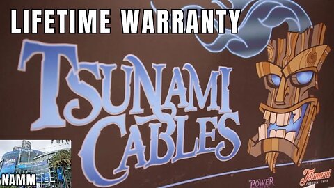 NAMM 2023 Tsunami Cables Booth - High End Life Warranty Gear