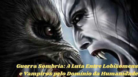 Guerra Sombria: A Luta Entre Lobisomens e Vampiros pelo Domínio da Humanidade