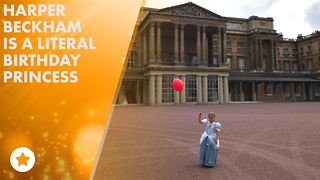 Harper Beckham has 6th birthday at Buckingham Palace