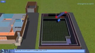 The Sims 3: fourth draft of our house (Part One) - basement, stairs and windows