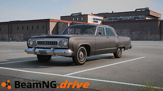 BeamNG.drive | Cruising in Utah, USA with Gavril Bluebuck 291 V8 Marshal 4-Door Sedan