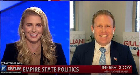 The Real Story - OAN Adam’s Awkward Interview with Andrew Giuliani