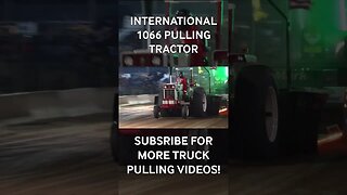 International 1066 Pulling Tractor at the Somerset County Fair! #tractorpull #tractor