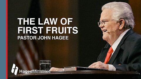 Pastor John Hagee - "The Law of First Fruits"