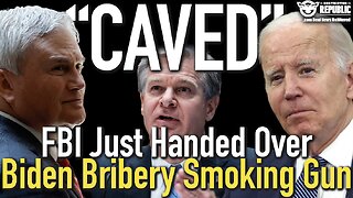 They “Caved”! FBI Just Handed Over Biden Bribery Smoking Gun!