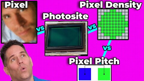 Pixel vs Photosite vs Pixel Density vs Pixel Pitch | What is the Difference?