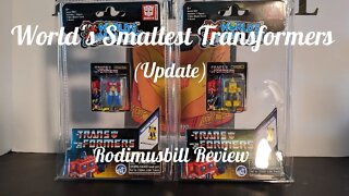 World's Smallest Transformers OPTIMUS PRIME & BUMBLEBEE (Updated Titan Master & Mini Figure Compare)